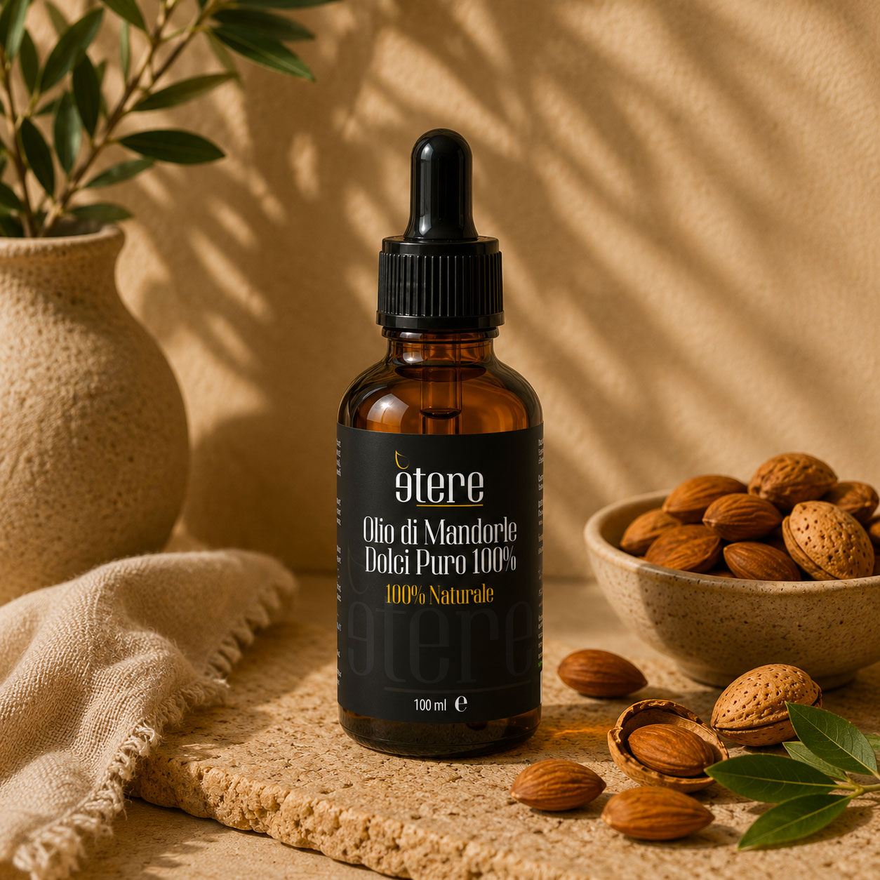 Olio di mandorle dolci puro - 100 ml